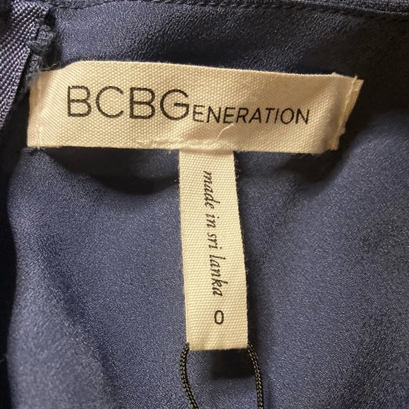 BCBGeneration Blue Smoke Cocktail Dress - Picture 5 of 7